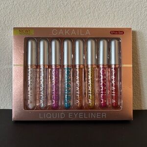 Cakaila - 8 Pc Liquid Eyeliner / Colorful Shining Glitter